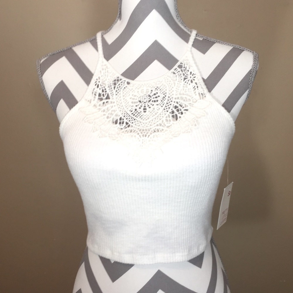 SO NWT CROCHET RIB BRAMI